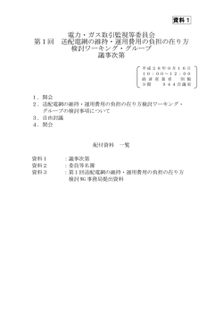 資料1 議事次第（PDF形式：80KB）