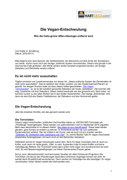 Die Vegan-Entschwulung