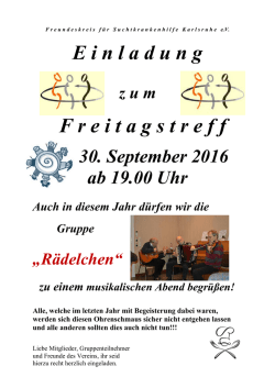 E inladung F reitagstreff