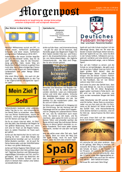 Ausgabe 1158 vom 12.09.2016 - Deutsches Fussball Internat
