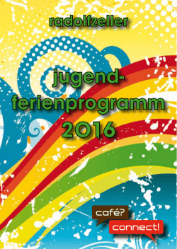 jugend- ferienprogramm