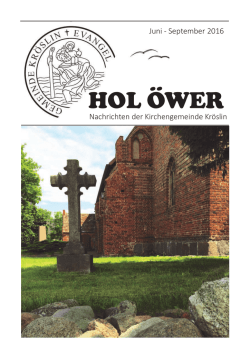 HOL &Ouml;WER - Evangelische Kirche in Mecklenburg