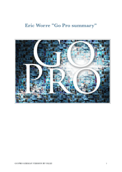 Go Pro german version