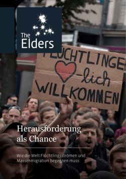 Herausforderung als Chance