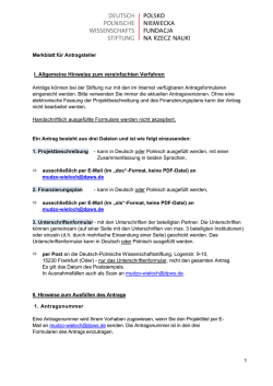 I. Allgemeine Hinweise zum vereinfachten Verfahren