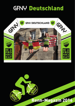 RaceMagazin2016 - GFNY Deutschland
