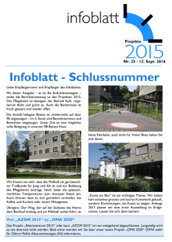 Infoblatt 25 - Alterszentrum Obere M&uuml;hle AG