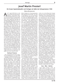 Heimo Halbrainer: Josef Martin Presterl