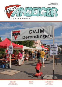 Der neue CVJM-Anzeiger III / 2016
