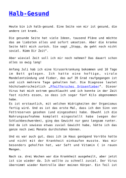 Halb-Gesund