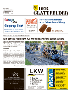 Glattgarage GmbH - Der Glattfelder