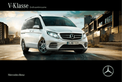 Brosch&uuml;re V-Klasse herunterladen  - Mercedes-Benz