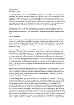 Begrüßungsrede des Vorsitzenden Jörg Ehrhardt als PDF