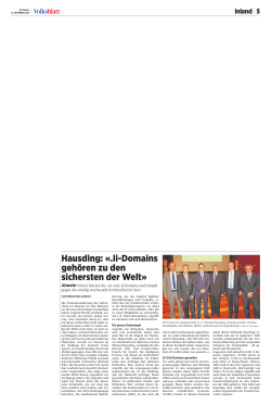 Bericht Liechtensteiner Volksblatt, 14. September 2016