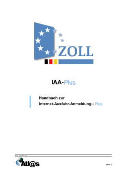Handbuch zur IAA-Plus
