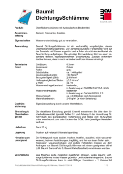 Produktdatenblatt