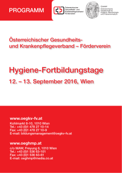 Hygieneprogramm 2016.indd - Österreichischer Gesunden