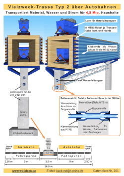 Datenblatt Nr. 201 – Bild der Vielzweck-Trasse Typ 2 - wb