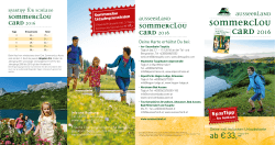 Sommerclou Card 2016 - Ausseerland