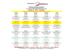 Wochenplan - Hombergerhaus