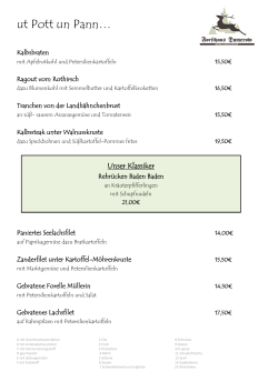 ut Pott un Pann… - Urlaub-auf
