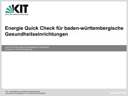 Energie Quick Check für baden
