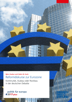 Reformdiskurse zur Eurozone - Bibliothek der Friedrich-Ebert