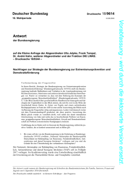 Drucksache 18/9614 - DIP