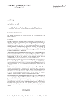 Drucksache 17/913, PDF - Landtag Rheinland