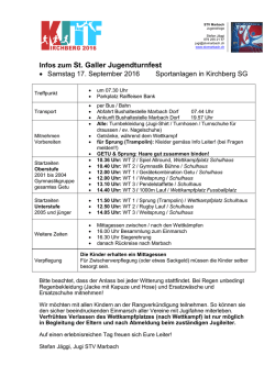 Infos zum St. Galler Jugendturnfest