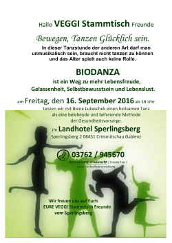 biodanza - Gesundheitsnetz Zwickau