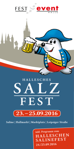 23. – 25.09.2016 - Festevent Halle
