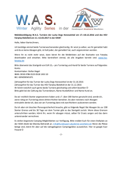 in der Winter Agility Series