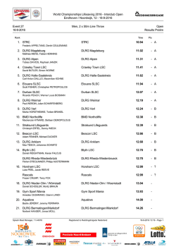 Results - Livetiming