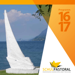 Di&ouml;zesanes Fortbildungsprogramm 2016/2017 des Fachbereichs