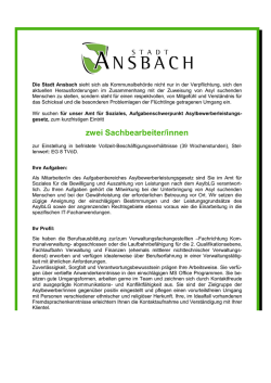 zwei Sachbearbeiter/innen