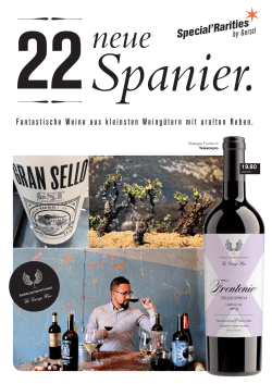 22 neue Spanier - Gerstl Weinselektionen