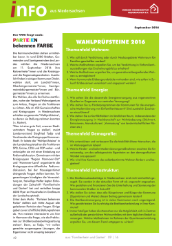 wahlprüfsteine 2016 - Verband Wohneigentum Niedersachsen
