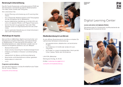 Digital Learning Center - StudiWeb der PH Zürich