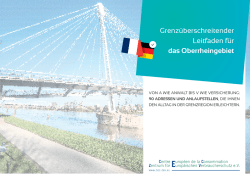 Grenz&uuml;berschreitender Leitfaden f&uuml;r das Oberrheingebiet