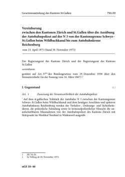Erlass - Gesetzessammlung des Kantons St.Gallen