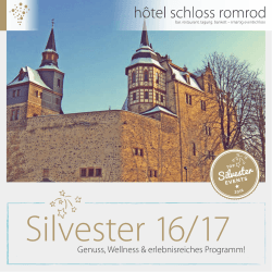 Silvester - Schloss Romrod