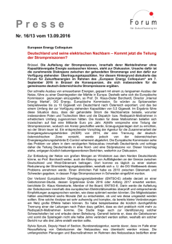 Deutschland und seine elektrischen Nachbarn