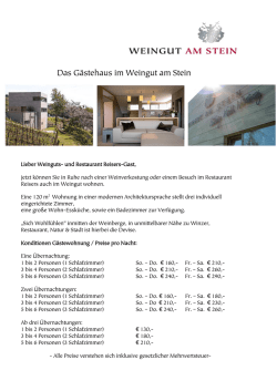Informationen und Konditionen