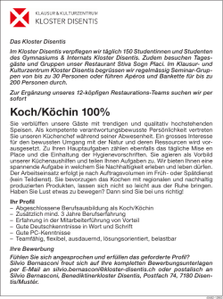 Koch/Köchin 100%