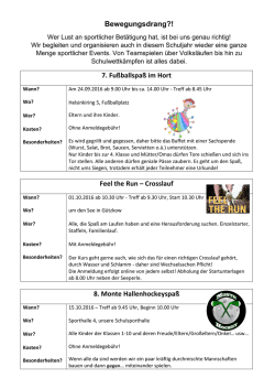 Infos hier… - Montessori-Schule