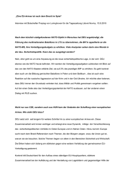 Interview Botschafter Freytag von Loringhoven