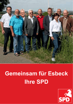 Gemeinsam für Esbeck Ihre SPD - SPD