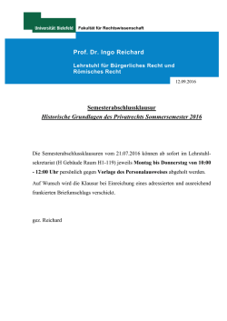 Historische Grundlagen des Privatrechts