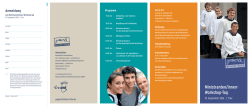 Ministranten/innen- Workshop-Tag